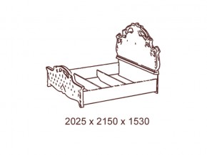 Кровать Рафаэлла 1800 с основанием в Снежинске - snezhinsk.mebel74.com | фото 2