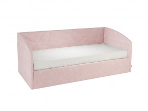 Кровать софа Бест 900 велюр нежно-розовый в Снежинске - snezhinsk.mebel74.com | фото 4