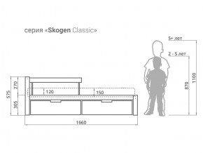 Кровать Svogen classic с ящиками и бортиком бежевый в Снежинске - snezhinsk.mebel74.com | фото 2