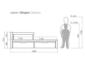 Кровать Svogen classic с ящиками и бортиком белый в Снежинске - snezhinsk.mebel74.com | фото 2