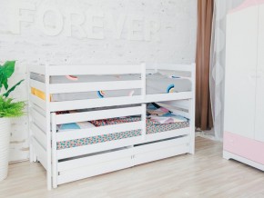 Кровать из массива с выдвижным спальным местом Матрешка Эко в Снежинске - snezhinsk.mebel74.com | фото 1