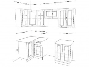 Кухонный гарнитур 10 Белый Вегас 1000х2200 мм в Снежинске - snezhinsk.mebel74.com | фото 2