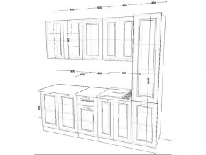 Кухонный гарнитур 12 Белый Вегас 2200 мм в Снежинске - snezhinsk.mebel74.com | фото 2