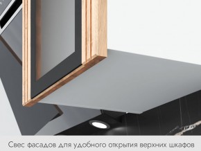 Кухонный гарнитур 1600 Лиственница охотская, белый бланш в Снежинске - snezhinsk.mebel74.com | фото 3