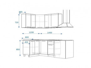 Кухонный гарнитур 3Р РоялВуд 1200*1400 мм в Снежинске - snezhinsk.mebel74.com | фото 2