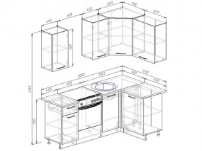 Кухонный гарнитур Антрацит 2000х1200 в Снежинске - snezhinsk.mebel74.com | фото 3