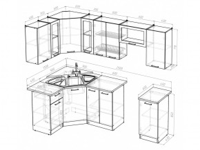 Кухонный гарнитур Арина оптима 1300х2500 мм в Снежинске - snezhinsk.mebel74.com | фото 6