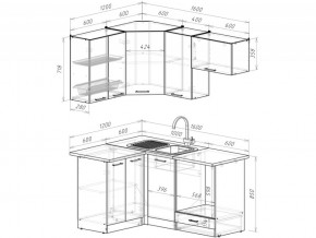 Кухонный гарнитур Жасмин мега прайм 1200х1600 мм в Снежинске - snezhinsk.mebel74.com | фото 6