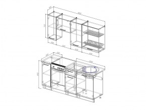 Кухонный гарнитур Лада 1800 в Снежинске - snezhinsk.mebel74.com | фото 3