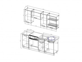 Кухонный гарнитур Лофт 2000 в Снежинске - snezhinsk.mebel74.com | фото 3