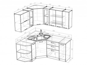 Кухонный гарнитур Лоретта оптима 1500х1800 мм в Снежинске - snezhinsk.mebel74.com | фото 6