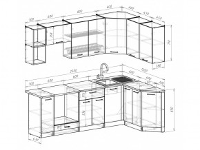 Кухонный гарнитур Надежда прайм 5 2300х1500 мм в Снежинске - snezhinsk.mebel74.com | фото 6