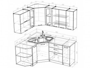 Кухонный гарнитур Ольга оптима 3 1500х1800 мм в Снежинске - snezhinsk.mebel74.com | фото 6