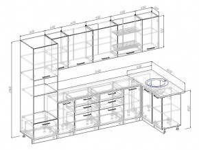 Кухонный гарнитур Вегас 3200х1400 в Снежинске - snezhinsk.mebel74.com | фото 3