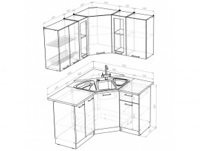 Кухонный гарнитур Яна оптима 1500х1300 мм в Снежинске - snezhinsk.mebel74.com | фото 6