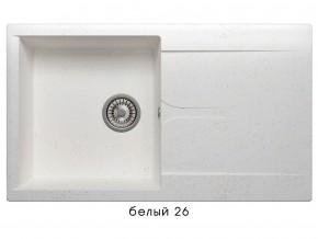 Мойка гранитная Gals-860 Белый 26 в Снежинске - snezhinsk.mebel74.com | фото