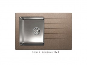 Мойка комбинированная Tolero twist TTS-760 Темно-бежевый 823 в Снежинске - snezhinsk.mebel74.com | фото 1