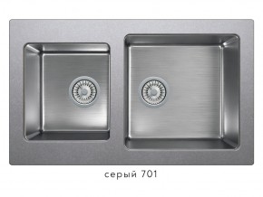 Мойка комбинированная Tolero twist TTS-840 Серый 701 в Снежинске - snezhinsk.mebel74.com | фото