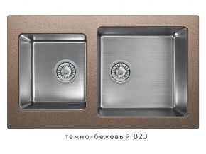 Мойка комбинированная Tolero twist TTS-840 Темно-бежевый 823 в Снежинске - snezhinsk.mebel74.com | фото 1