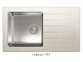 Мойка комбинированная Tolero twist TTS-860 Сафари 102 в Снежинске - snezhinsk.mebel74.com | фото