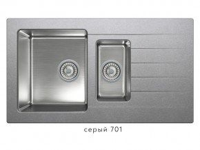 Мойка комбинированная Tolero twist TTS-890 Серый 701 в Снежинске - snezhinsk.mebel74.com | фото 1