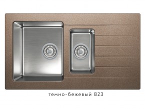 Мойка комбинированная Tolero twist TTS-890 Темно-бежевый 823 в Снежинске - snezhinsk.mebel74.com | фото