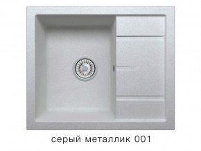 Мойка кварцевая Tolero R-107 Серый металлик 001 в Снежинске - snezhinsk.mebel74.com | фото 1