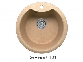 Мойка кварцевая Tolero R-108E Бежевый 101 в Снежинске - snezhinsk.mebel74.com | фото 1