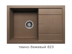 Мойка кварцевая Tolero R-112 Темно-бежевый 823 в Снежинске - snezhinsk.mebel74.com | фото 1