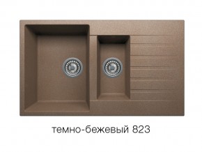 Мойка кварцевая Tolero R-118 Темно-бежевый 823 в Снежинске - snezhinsk.mebel74.com | фото 1