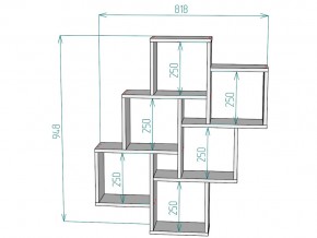 Полка S13 в Снежинске - snezhinsk.mebel74.com | фото 3