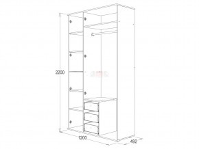 Шкаф 3-х створчатый Ольга 14 в Снежинске - snezhinsk.mebel74.com | фото 2