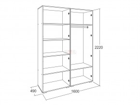 Шкаф 4-х створчатый Ольга 17 в Снежинске - snezhinsk.mebel74.com | фото 2