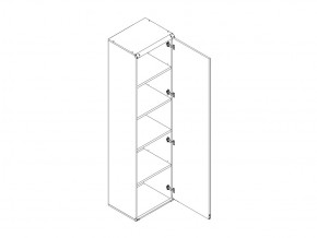 Шкаф JREG 1d Индиана Дуб Саттер в Снежинске - snezhinsk.mebel74.com | фото 2