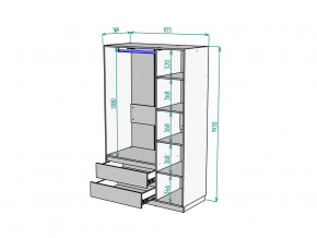 Шкаф Malta light H298 Белый в Снежинске - snezhinsk.mebel74.com | фото 2