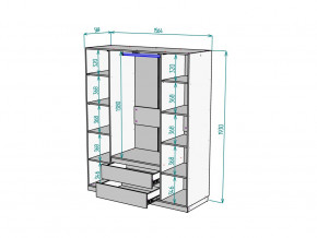 Шкаф Malta light H302 Белый в Снежинске - snezhinsk.mebel74.com | фото 2