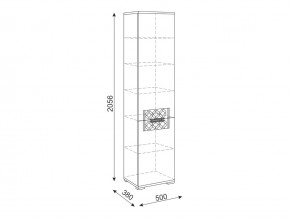 Шкаф пенал М12 Тиффани в Снежинске - snezhinsk.mebel74.com | фото 2