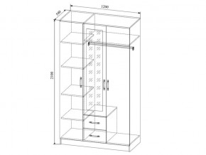 Шкаф Софи СШК1200.1 трехдверный в Снежинске - snezhinsk.mebel74.com | фото 2