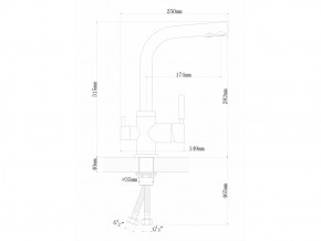 Смеситель Dr. Gans Акцент в Снежинске - snezhinsk.mebel74.com | фото 2