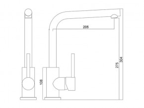 Смеситель Impact LM2104 в Снежинске - snezhinsk.mebel74.com | фото 2