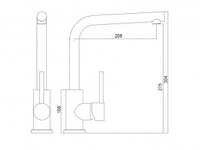 Смеситель Logic LM2103 хром в Снежинске - snezhinsk.mebel74.com | фото 2