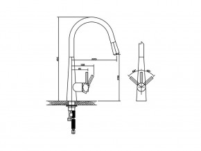 Смеситель Logic LM2181 Chrome в Снежинске - snezhinsk.mebel74.com | фото 2