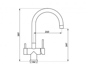 Смеситель Sprint Logic LM2191 Stainless Steel в Снежинске - snezhinsk.mebel74.com | фото 2