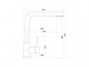 Смеситель Sprint logic LM2196 Stainless Steel в Снежинске - snezhinsk.mebel74.com | фото 2