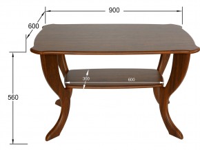 Стол журнальный Маэстро СЖ-01 орех в Снежинске - snezhinsk.mebel74.com | фото 2