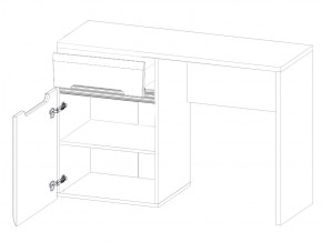 Стол туалетный S205-ТОL1D1S Ацтека белый в Снежинске - snezhinsk.mebel74.com | фото 2