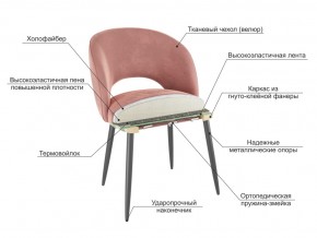 Стул Моли беж велюр-белый в Снежинске - snezhinsk.mebel74.com | фото 3