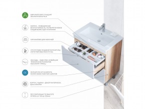 Тумба Grani 600-0-2 Элина дуб сонома в Снежинске - snezhinsk.mebel74.com | фото 6